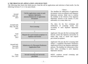 Application process and flow MEXt 2026