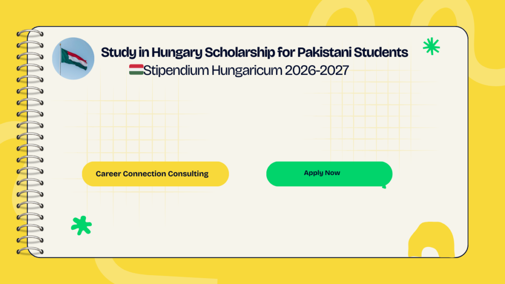 Study in Hungary Scholarship for Pakistani Students feature image for career connection consulting blog post 11-02-2026