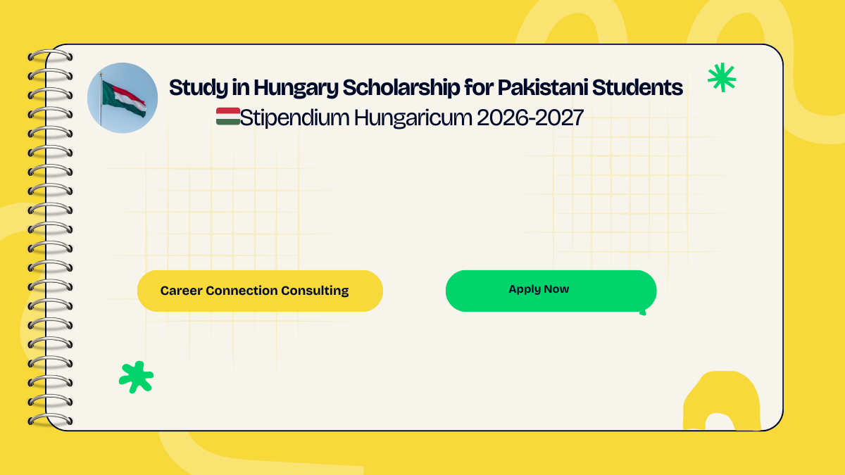 Study in Hungary Scholarship for Pakistani Students feature image for career connection consulting blog post 11-02-2026
