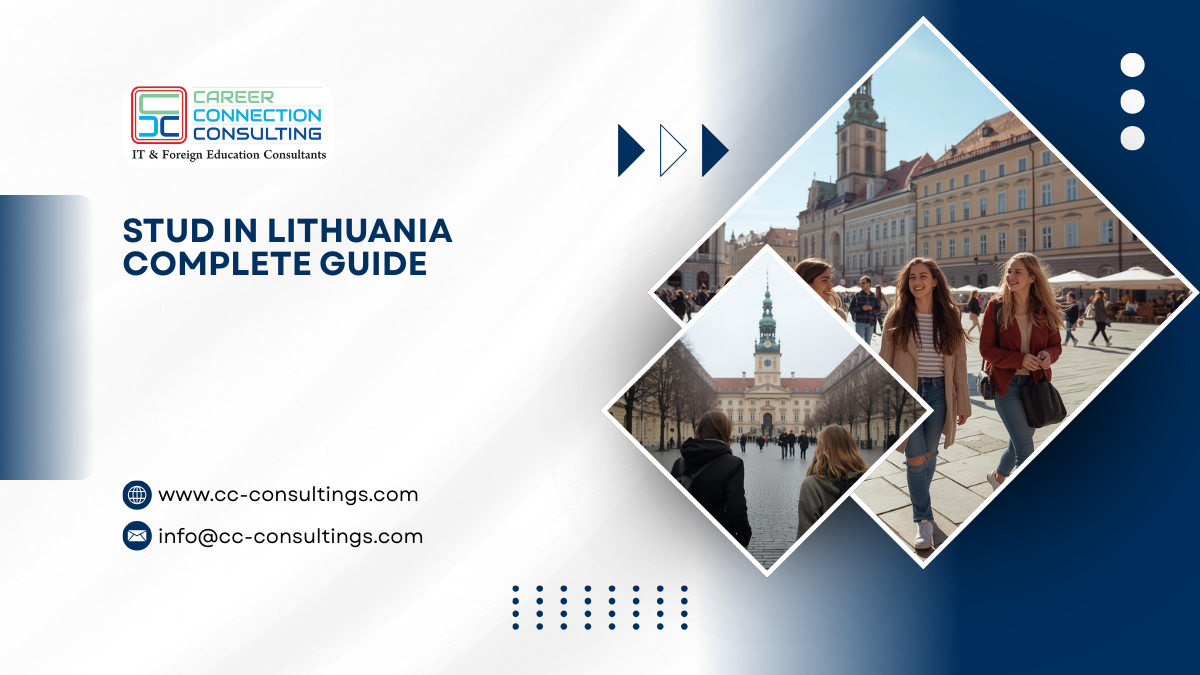 Study in Lithuania Feature image banner 1200x675 pixel for the Career Connection Consulting 12-02-2016 blog post